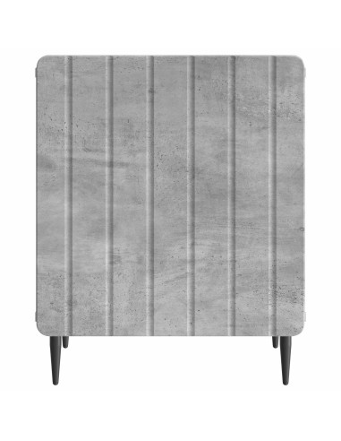 Armadio da Notte Grigio Cemento 43 x 34,5 x 52 cm