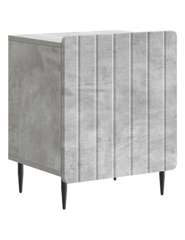 Armadio da Notte 2 pcs Grigio Cemento 43 x 34,5 x 52 cm