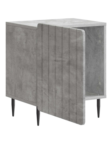 Armadio da Notte 2 pcs Grigio Cemento 43 x 34,5 x 52 cm