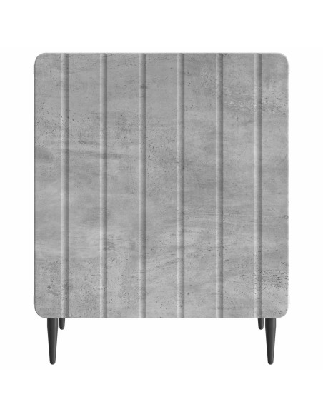 Armadio da Notte 2 pcs Grigio Cemento 43 x 34,5 x 52 cm