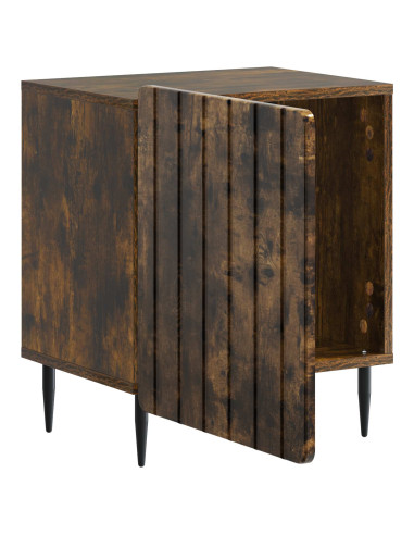 Armadio da Notte Rovere Fumo 43 x 34,5 x 52 cm