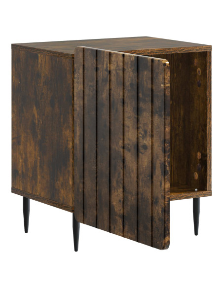 Armadio da Notte Rovere Fumo 43 x 34,5 x 52 cm