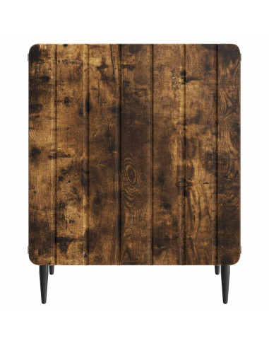 Armadio da Notte Rovere Fumo 43 x 34,5 x 52 cm