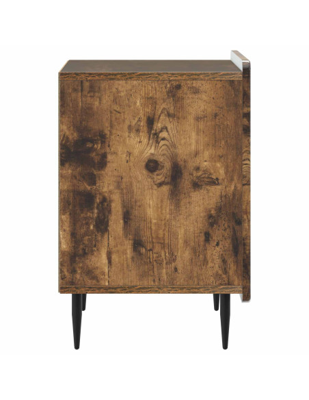Armadio da Notte Rovere Fumo 43 x 34,5 x 52 cm