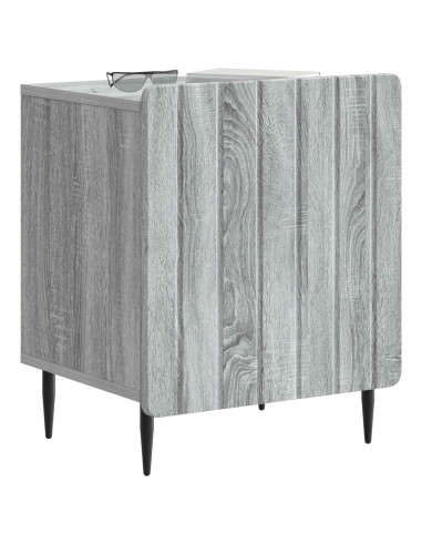 Armadio da Notte Grigio Sonoma 43 x 34,5 x 52 cm