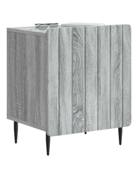 Armadio da Notte Grigio Sonoma 43 x 34,5 x 52 cm
