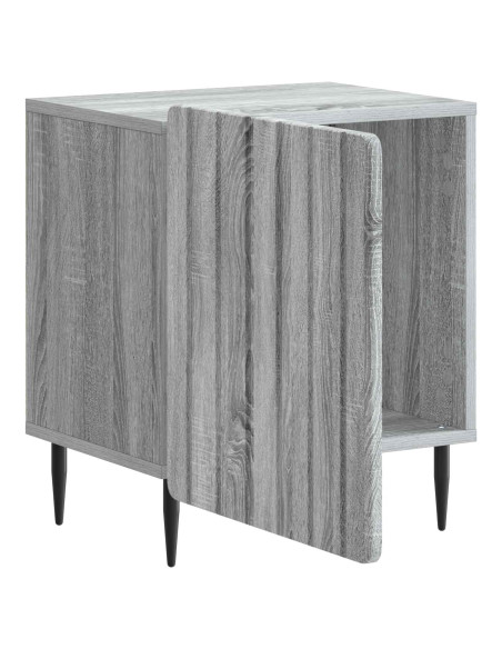 Armadio da Notte Grigio Sonoma 43 x 34,5 x 52 cm
