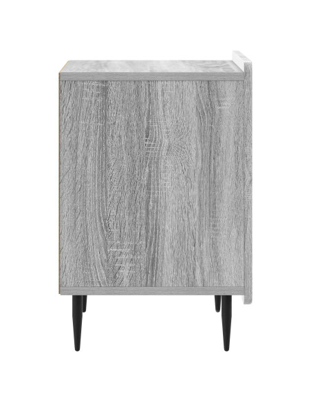 Armadio da Notte Grigio Sonoma 43 x 34,5 x 52 cm