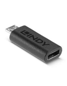 Lindy 41903 adattatore per inversione del genere dei cavi USB Type C USB Type Micro-B Nero 2