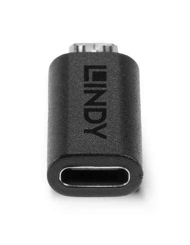 Lindy 41903 adattatore per inversione del genere dei cavi USB Type C USB Type Micro-B Nero
