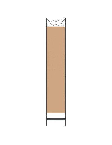 Divisore per Stanza a 6 Pannelli Beige 240 x 220 cm Tessuto