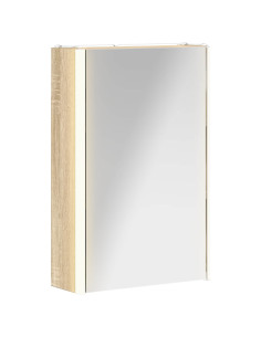 Mobiletto per specchio da bagno Rovere Sonoma 33 x 11,5 x 50 cm 2