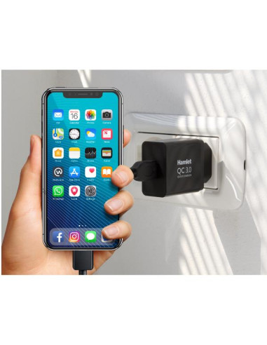 ALIMENTATORE PARETE USB 3.0 18W