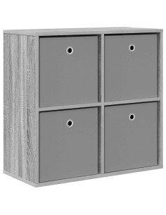 Credenza con cassetto Grigio Sonoma 68,5 x 32 x 67 cm 2