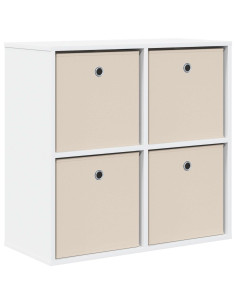 Credenza con cassetto Bianco 68,5 x 32 x 67 cm 2