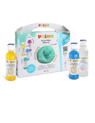 KIT SLIME 4 COLLE 240ML + 1ATTI.ASS