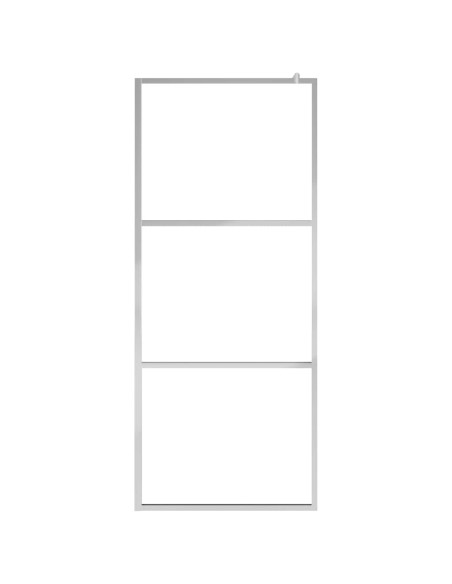 Parete per Doccia Walk-in in Vetro ESG Trasparente 115x195 cm