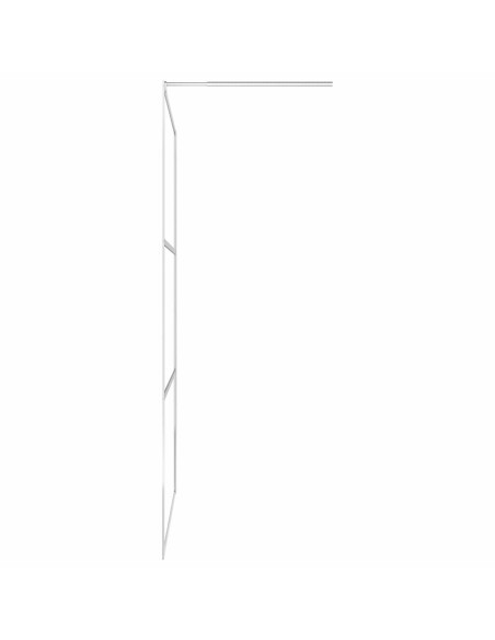 Parete per Doccia Walk-in in Vetro ESG Trasparente 115x195 cm