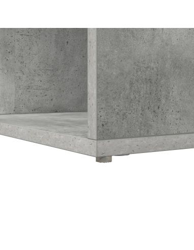 Scrivania ad angolo Grigio cemento 101,5 x 149,5 x 149,5 cm