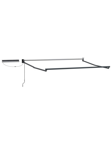 Tettuccio Elettrico Retrattile Marrone 3,5 x 2,5 m