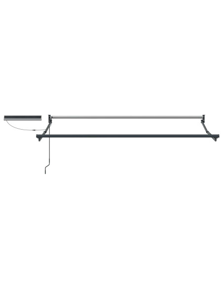Tettuccio Elettrico Retrattile Marrone 3,5 x 2,5 m