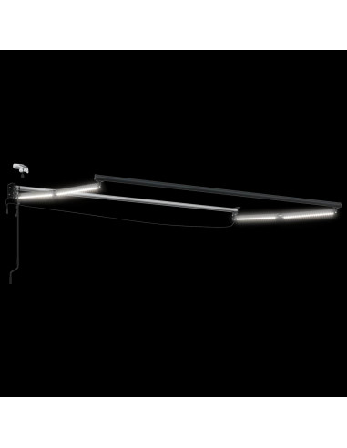 Tettuccio Elettrico Retrattile Marrone 3,5 x 2,5 m