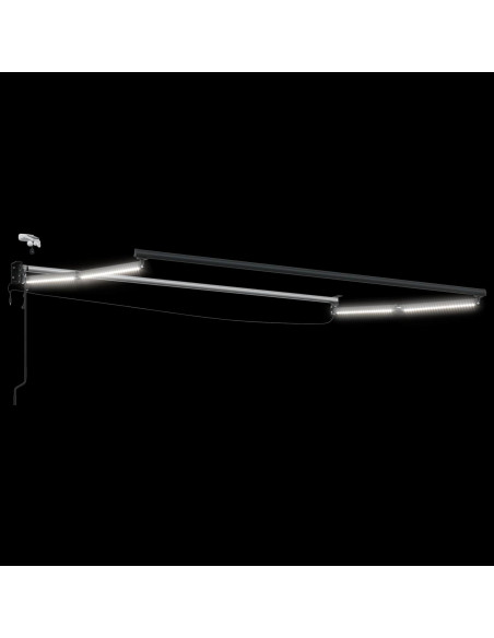 Tettuccio Elettrico Retrattile Marrone 3,5 x 2,5 m