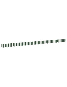 Tenda a Braccio Verde e Bianco 430 x 20 cm Tela 2