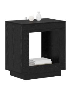 Tavolo laterale Rovere Nero 60 x 40 x 65 cm 2