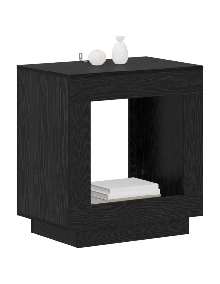Tavolo laterale Rovere Nero 60 x 40 x 65 cm