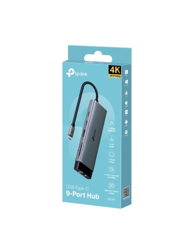 TP-Link UH9120C hub di interfaccia USB 3.2 Gen 1 (3.1 Gen 1) Type-C 5000 Mbit/s