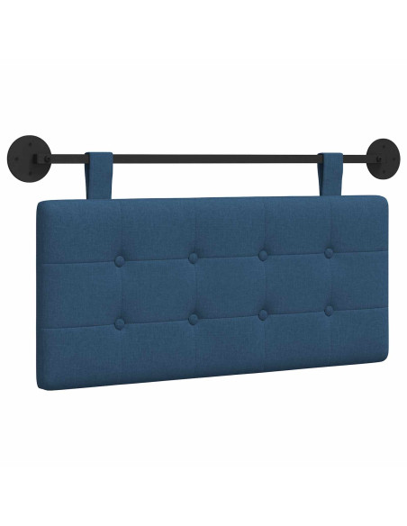 Testata appesa Montaggio a parete Blu 100 x 55 x 5 cm Tessuto