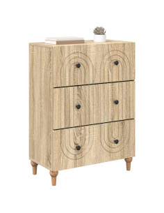 Mobile con Cassetti Rovere Sonoma 66 x 34,5 x 90 cm 2