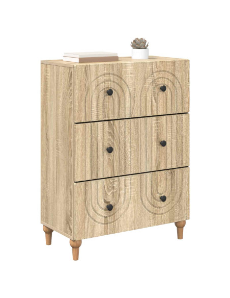 Mobile con Cassetti Rovere Sonoma 66 x 34,5 x 90 cm