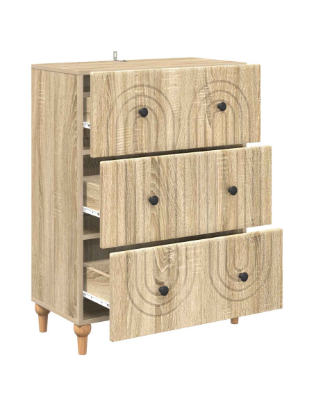 Mobile con Cassetti Rovere Sonoma 66 x 34,5 x 90 cm