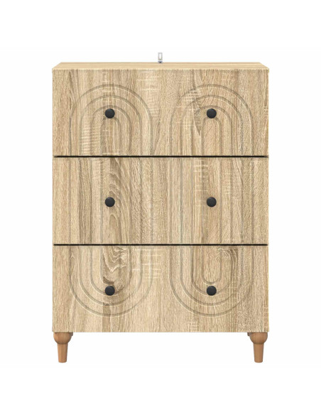 Mobile con Cassetti Rovere Sonoma 66 x 34,5 x 90 cm
