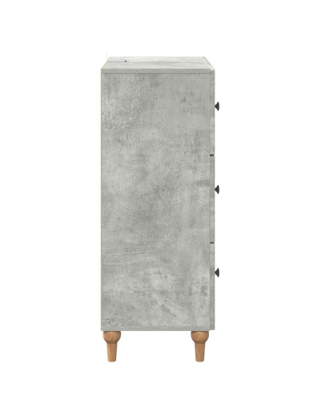Mobile con Cassetti Grigio Cemento 66 x 34,5 x 90 cm