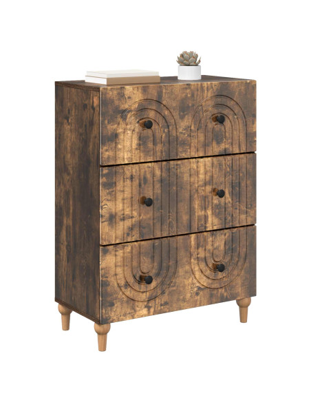 Mobile con Cassetti Rovere Fumo 66 x 34,5 x 90 cm