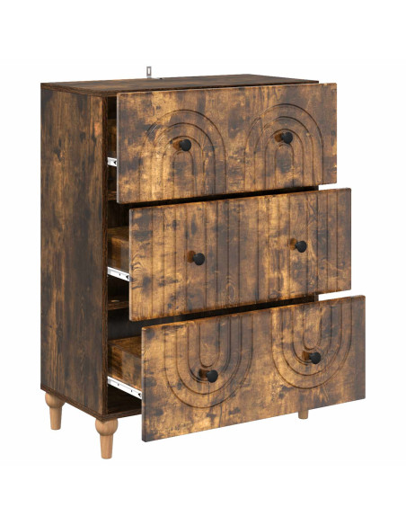 Mobile con Cassetti Rovere Fumo 66 x 34,5 x 90 cm