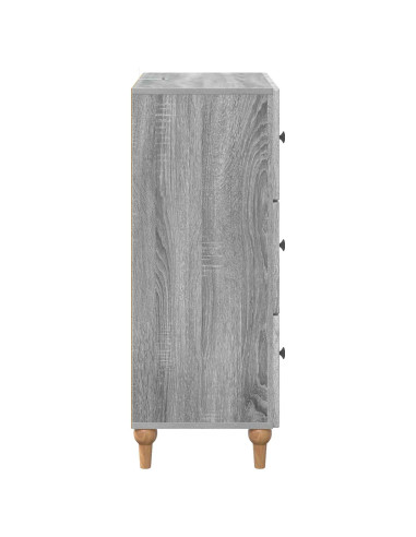 Mobile con Cassetti Grigio Sonoma 66 x 34,5 x 90 cm