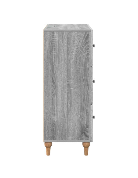 Mobile con Cassetti Grigio Sonoma 66 x 34,5 x 90 cm
