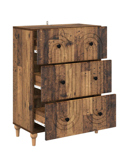 Mobile con Cassetti Legno antico 66 x 34,5 x 90 cm