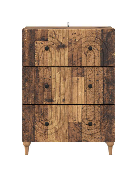 Mobile con Cassetti Legno antico 66 x 34,5 x 90 cm