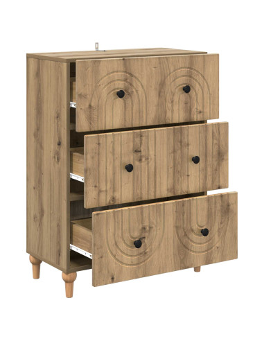 Mobile con Cassetti Rovere Artigianale 66 x 34,5 x 90 cm