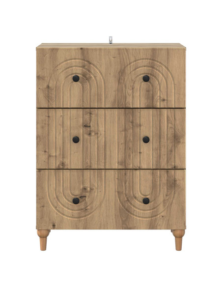 Mobile con Cassetti Rovere Artigianale 66 x 34,5 x 90 cm
