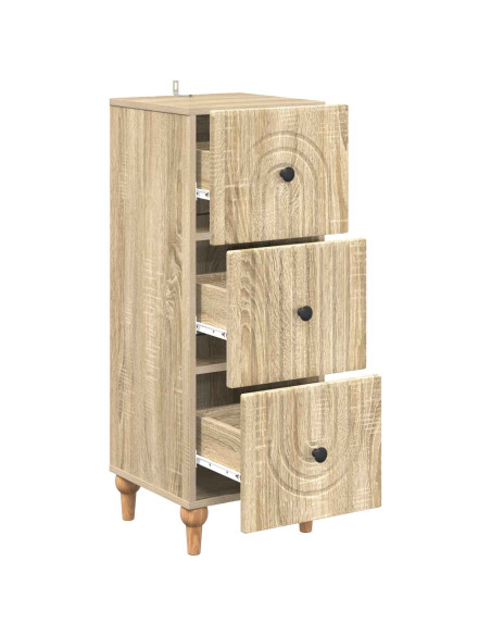 Mobile con Cassetti Rovere Sonoma 33 x 34,5 x 90 cm