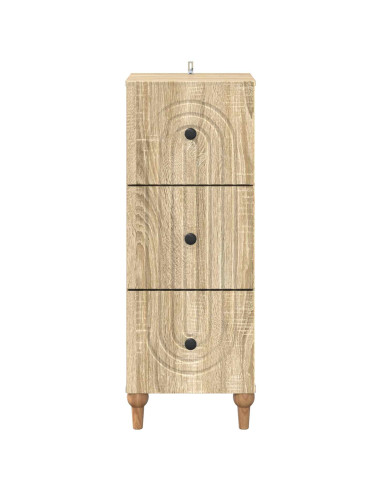 Mobile con Cassetti Rovere Sonoma 33 x 34,5 x 90 cm