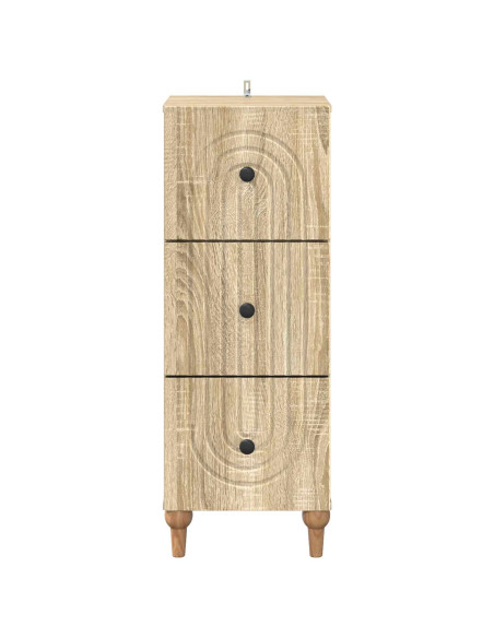 Mobile con Cassetti Rovere Sonoma 33 x 34,5 x 90 cm