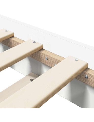 Struttura del letto Bianco 80 x 200 cm Legno ingegnerizzato