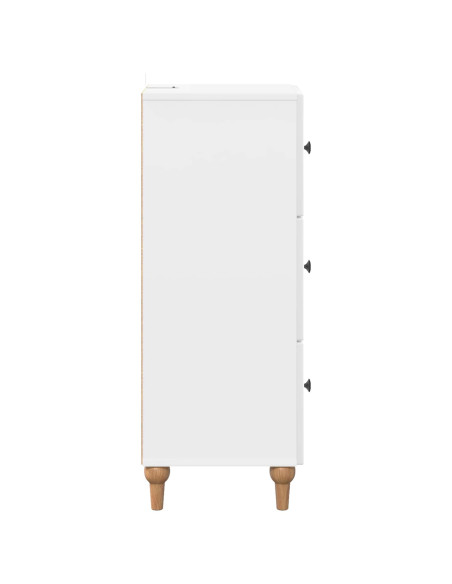 Mobile con Cassetti Bianco Lucido 33 x 34,5 x 90 cm
